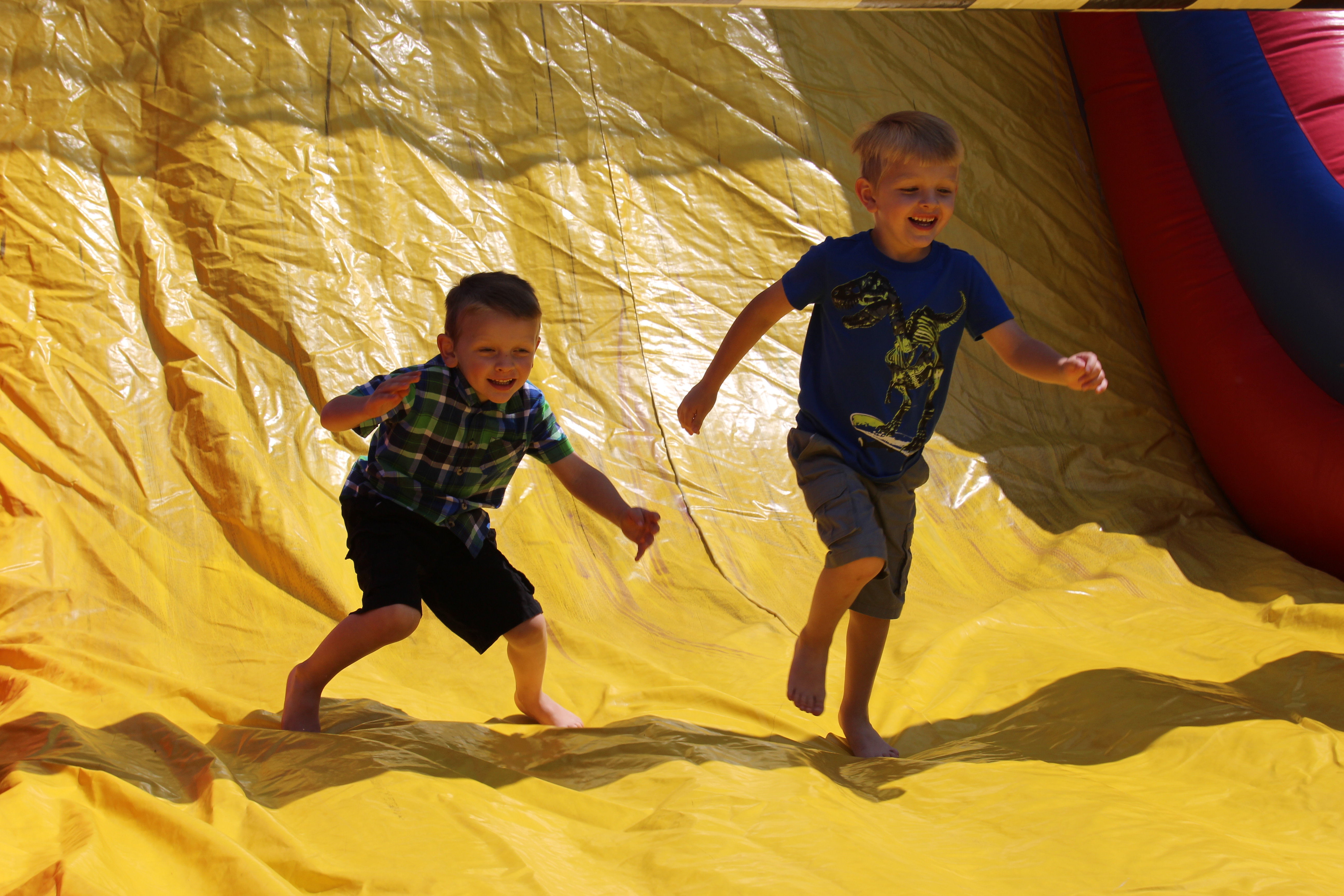 fun on the slide